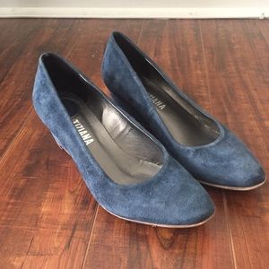 Tiziana Blue Wedge